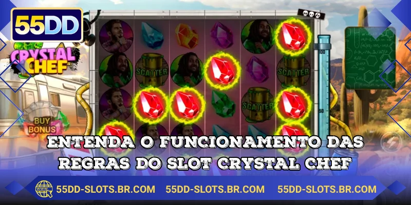 Entenda o funcionamento das regras do slot Crystal Chef