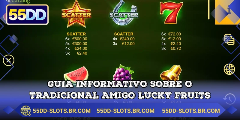 Guia informativo sobre o tradicional Amigo Lucky Fruits