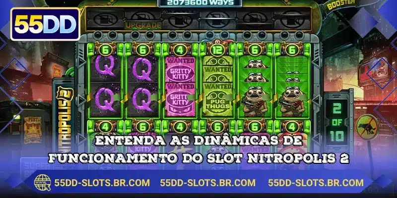 Entenda as dinâmicas de funcionamento do slot Nitropolis 2