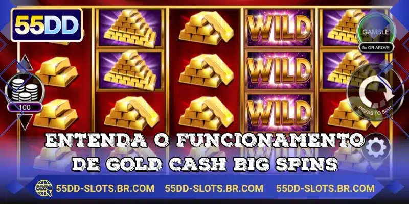 Entenda o funcionamento de Gold Cash Big Spins